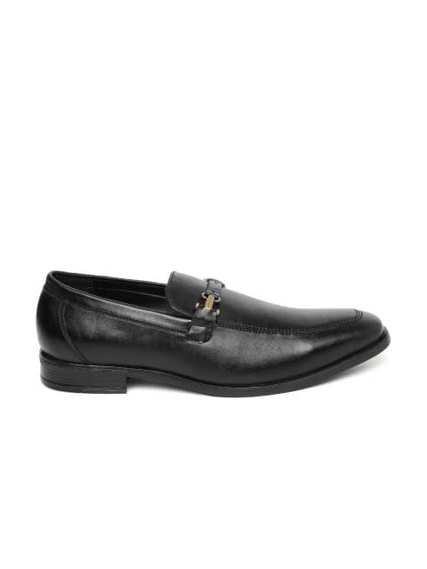 Black Two-Tone Tassel Loafers
