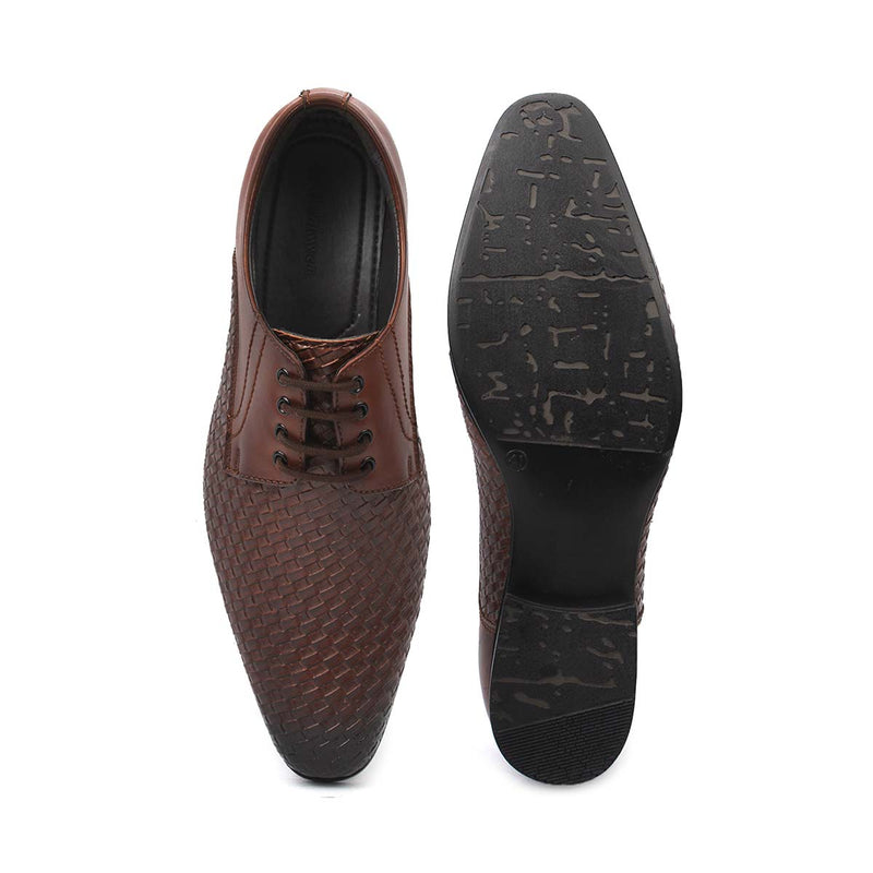 Brown Chatai Derby Lace-ups