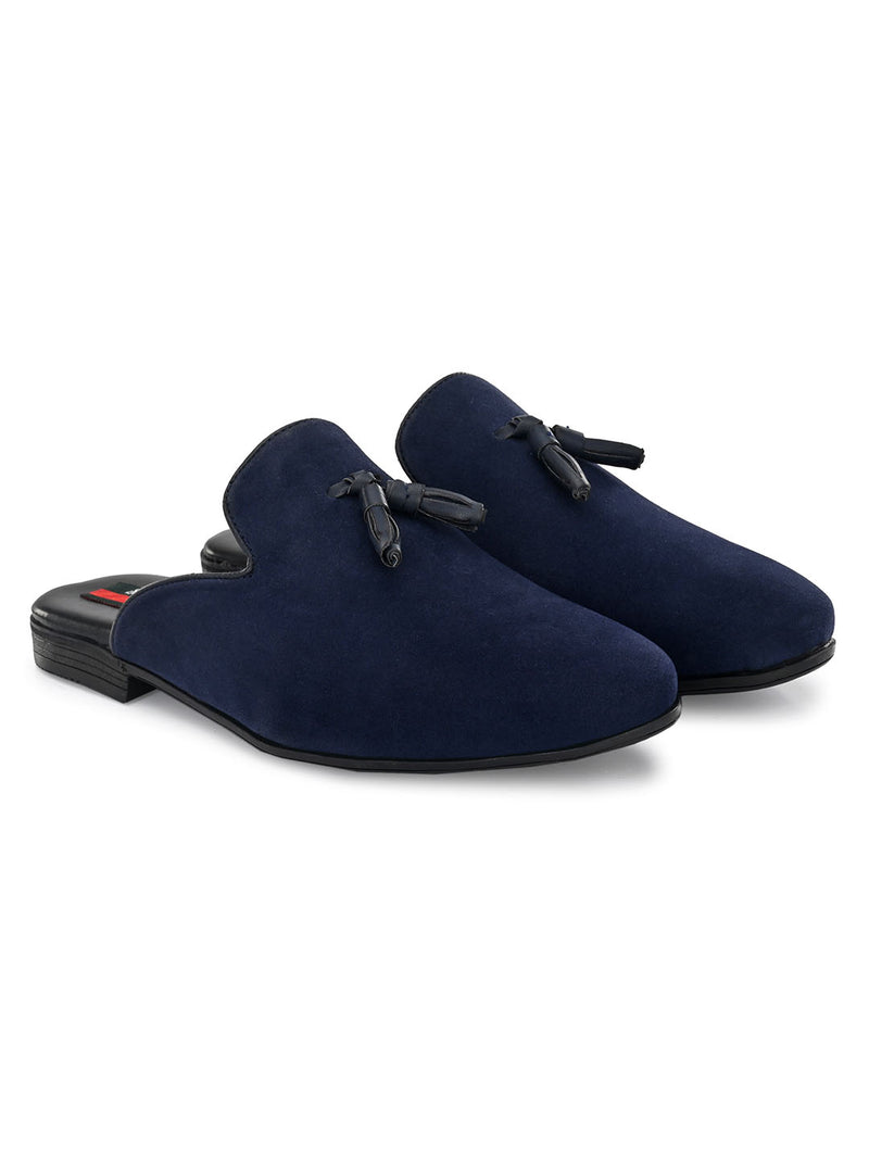 Navy suede sales mules