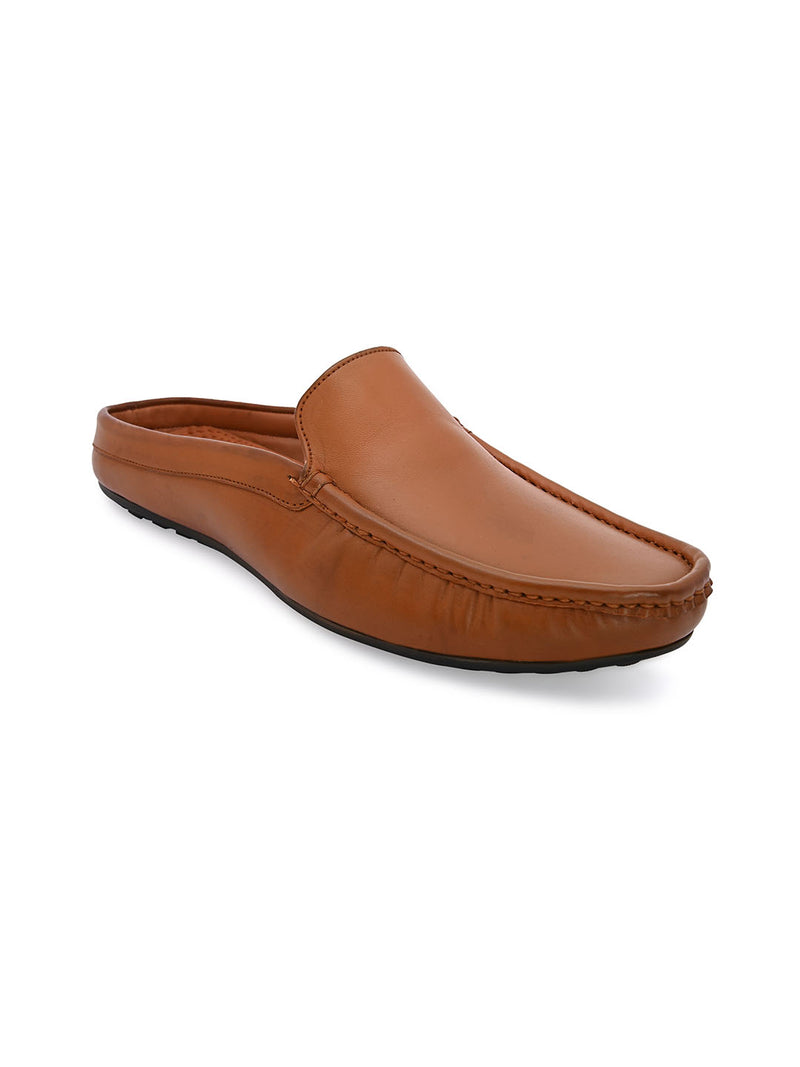 Speck Tan Solid Mules