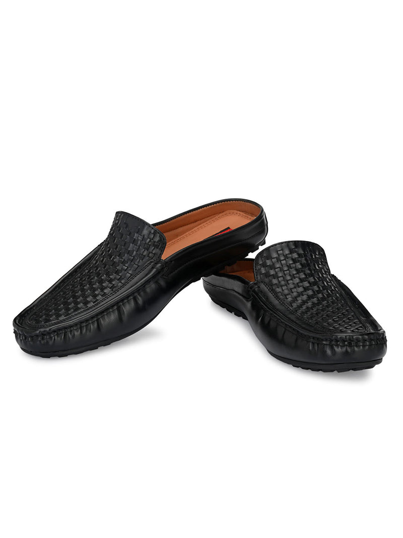Tjori Handwoven Mules