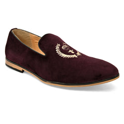 Wing Cherry Embroidered Slip-Ons