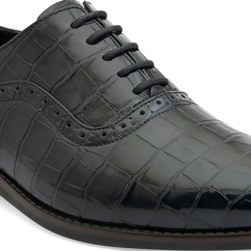 Banco Black Derby Shoes
