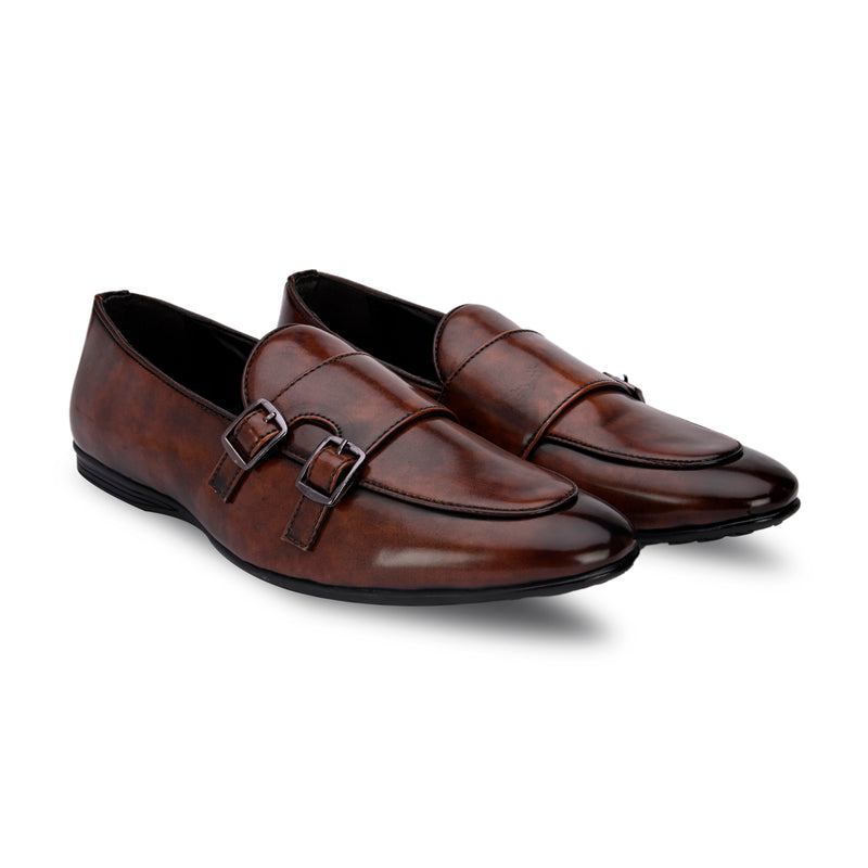 Crimson Patent Monk Shoes