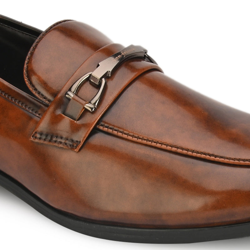 Sterling Tan Patent Loafers