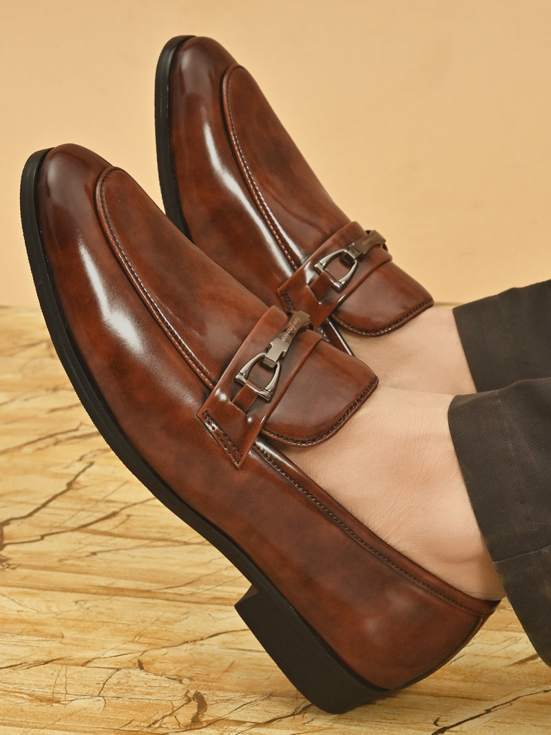 Sterling Tan Patent Loafers
