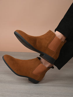 Fame Tan Chelsea Boots