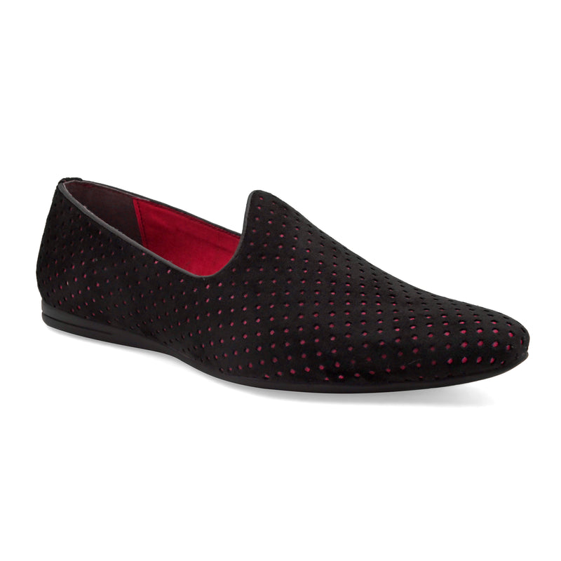 Buy Ophelia Black-Red Loafers Online – Sanfrissco