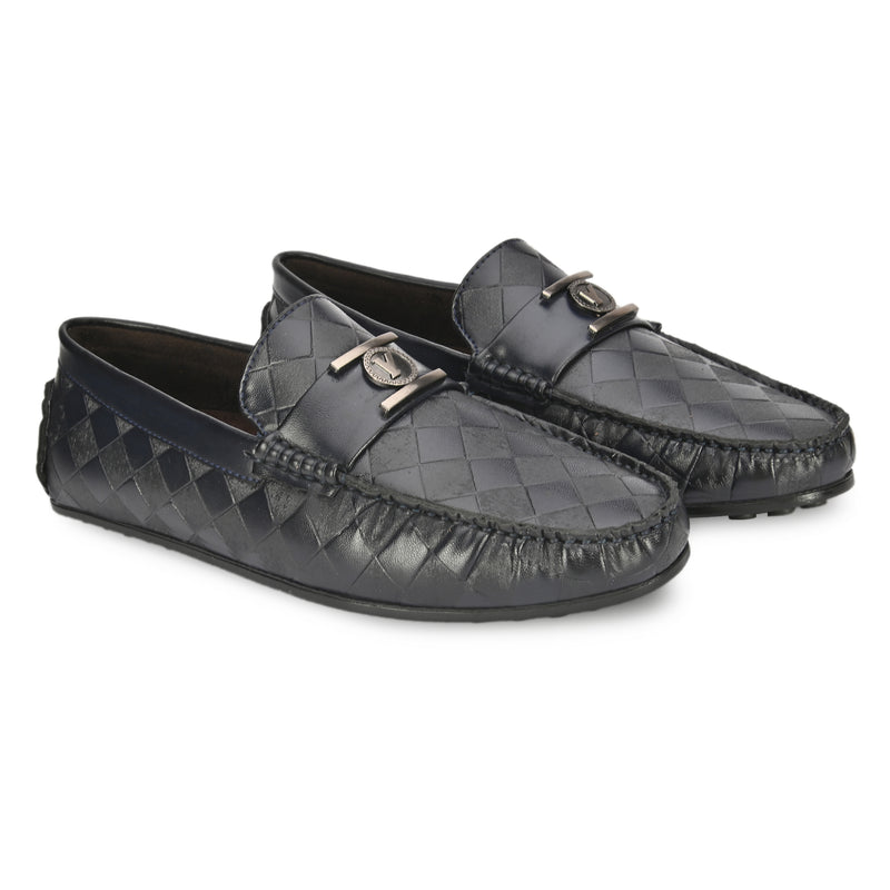 Newman Blue Driving Loafers