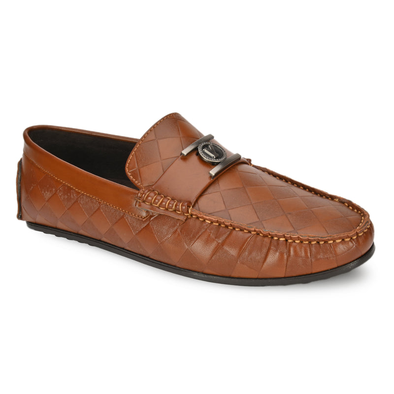 Newman Tan Driving Loafers