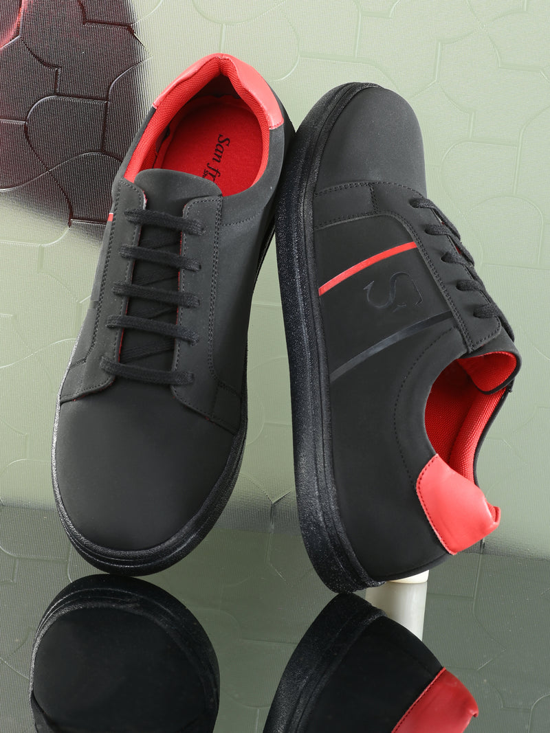 Seize Black Comfort Sneakers