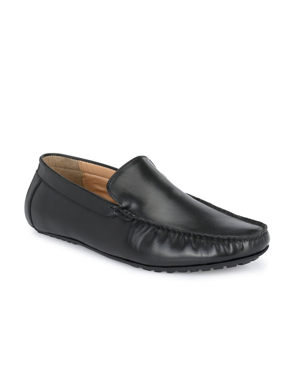 Suave Black Driving Loafers