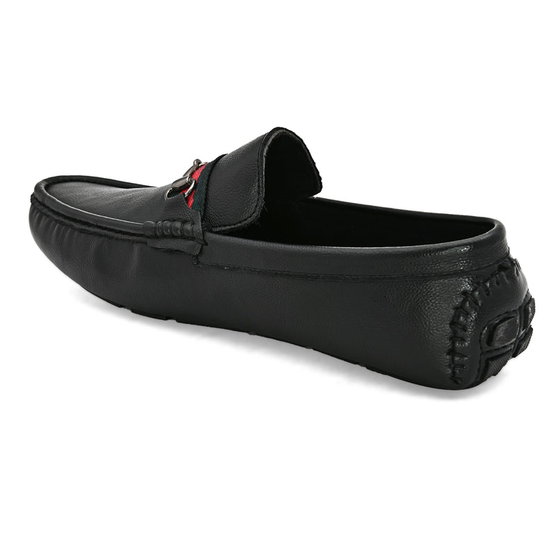 Stallion Black Driving Loafers