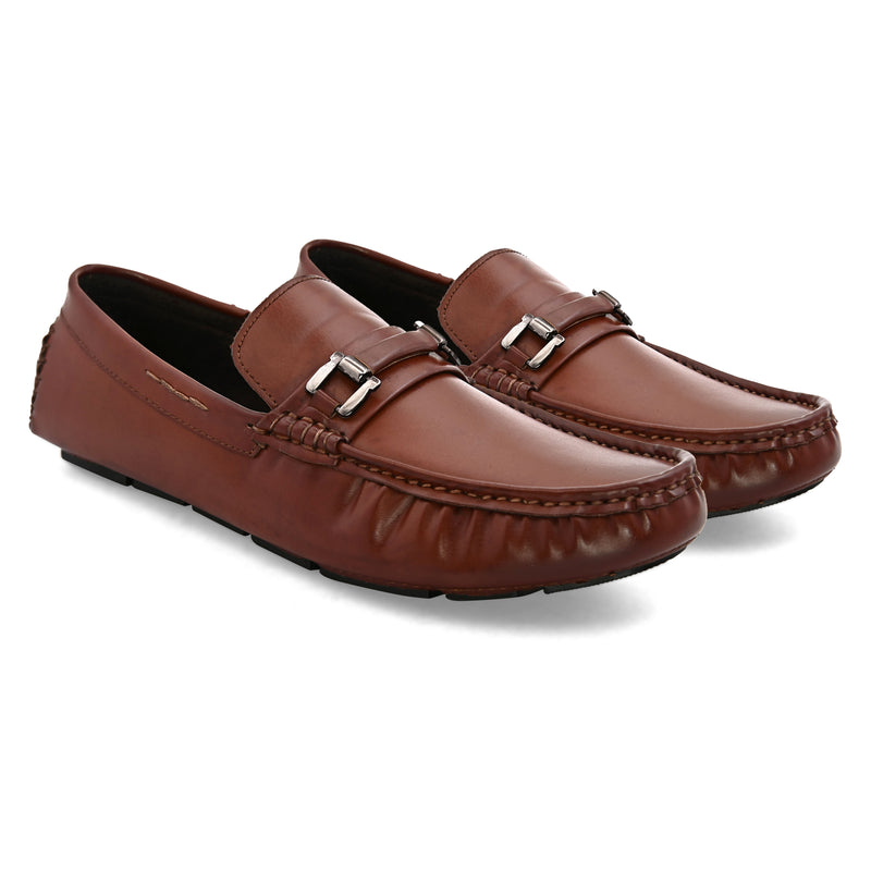 Bronco Brown Driving Loafers