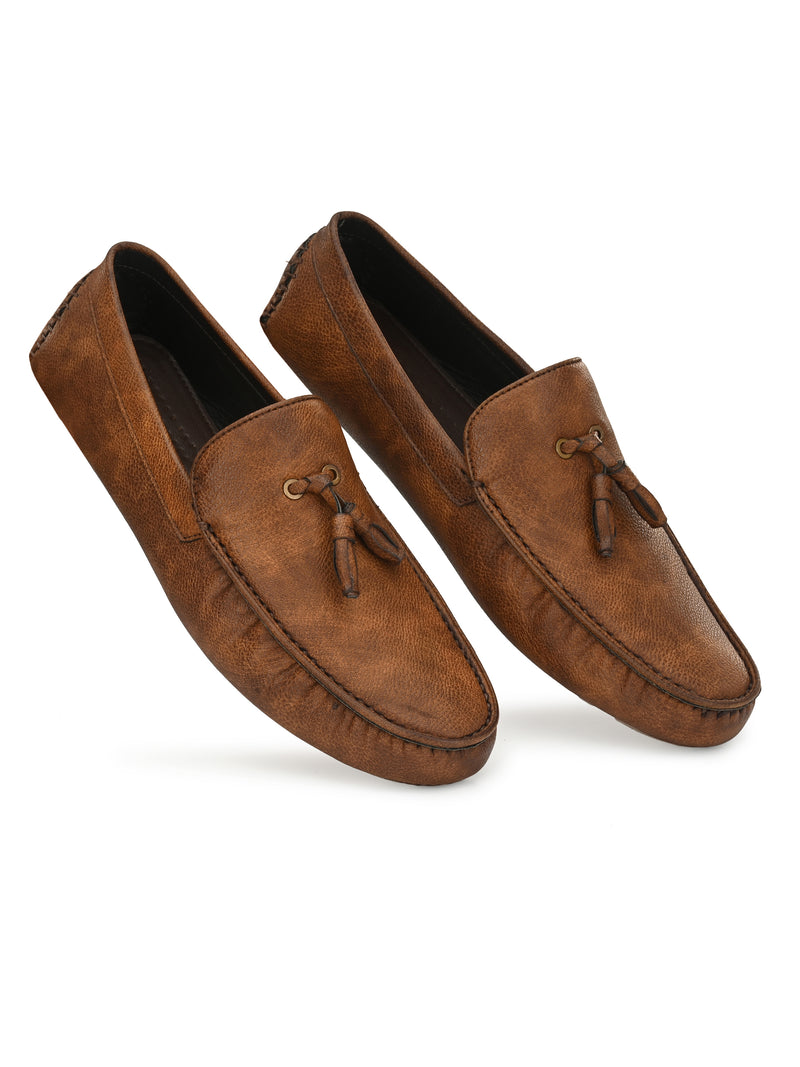 Brown Tassel Loafers