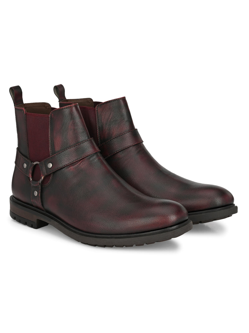 Kai Cherry Mid-Ankle Boots