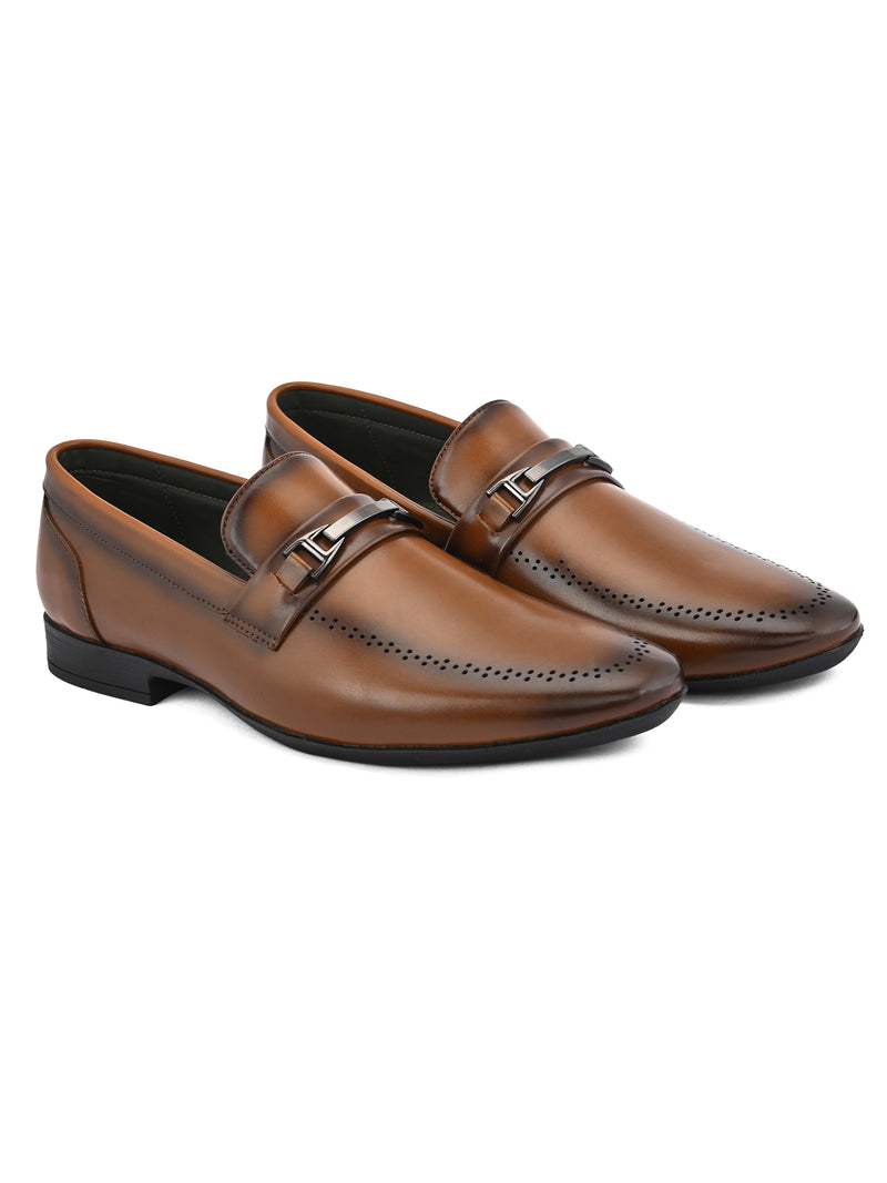 Forum Tan Formal Slip-Ons