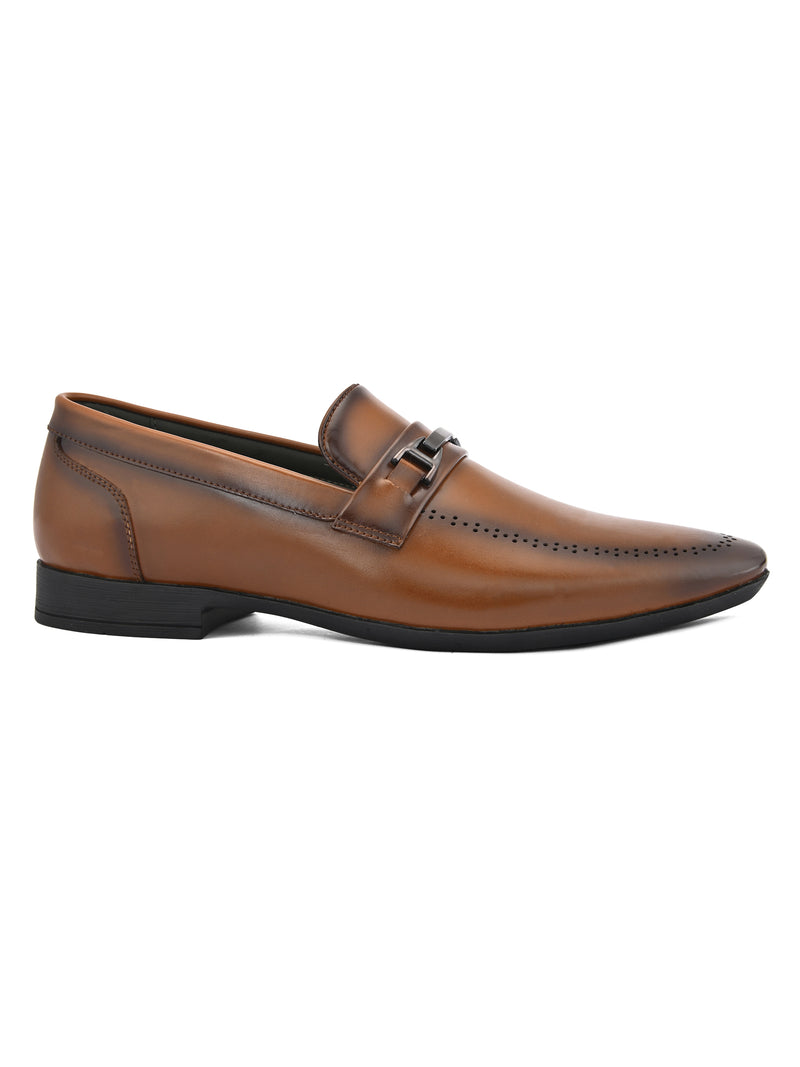 Forum Tan Formal Slip-Ons