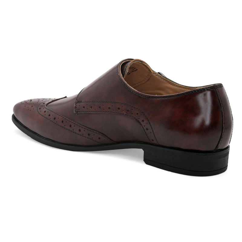 Ross Cherry Monk Shoes