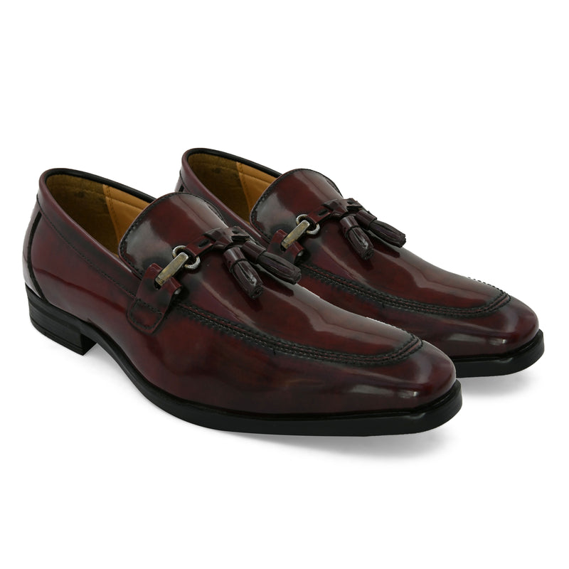 Deluxxe Cherry Loafers with Tassels