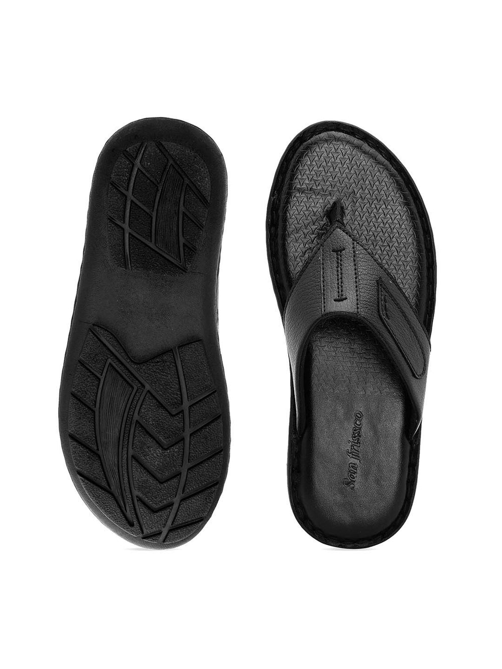 【送料&関税込】 Slippers Buy ECP 0210 BLACK Mellow Casual Slippers Online – Sanfrissco