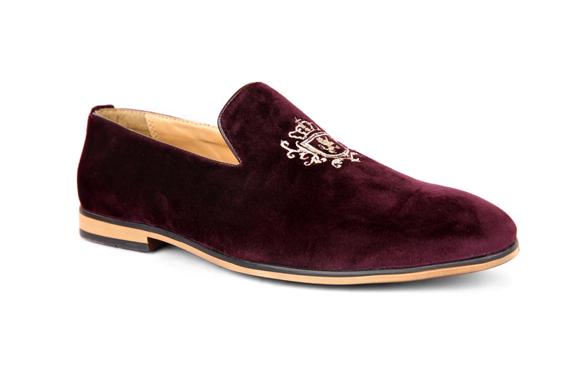 Emprie Cherry Embroidered Loafers