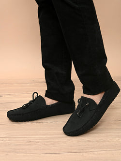Drift Black Driving Loafers