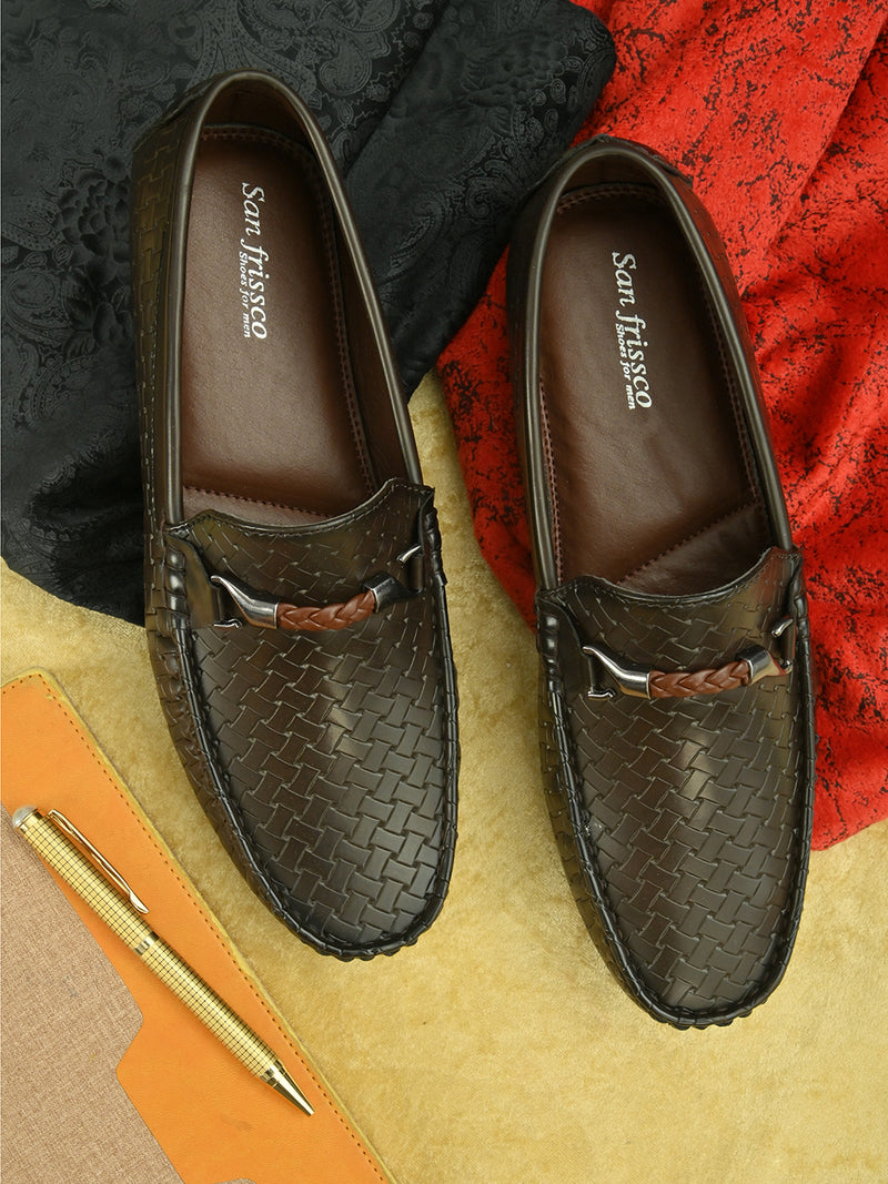Reclaim Brown Driving loafers