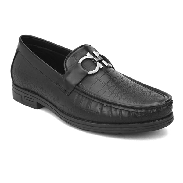 Topman Black Buckle Loafers