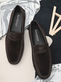 Cassio Brown Driving Loafers