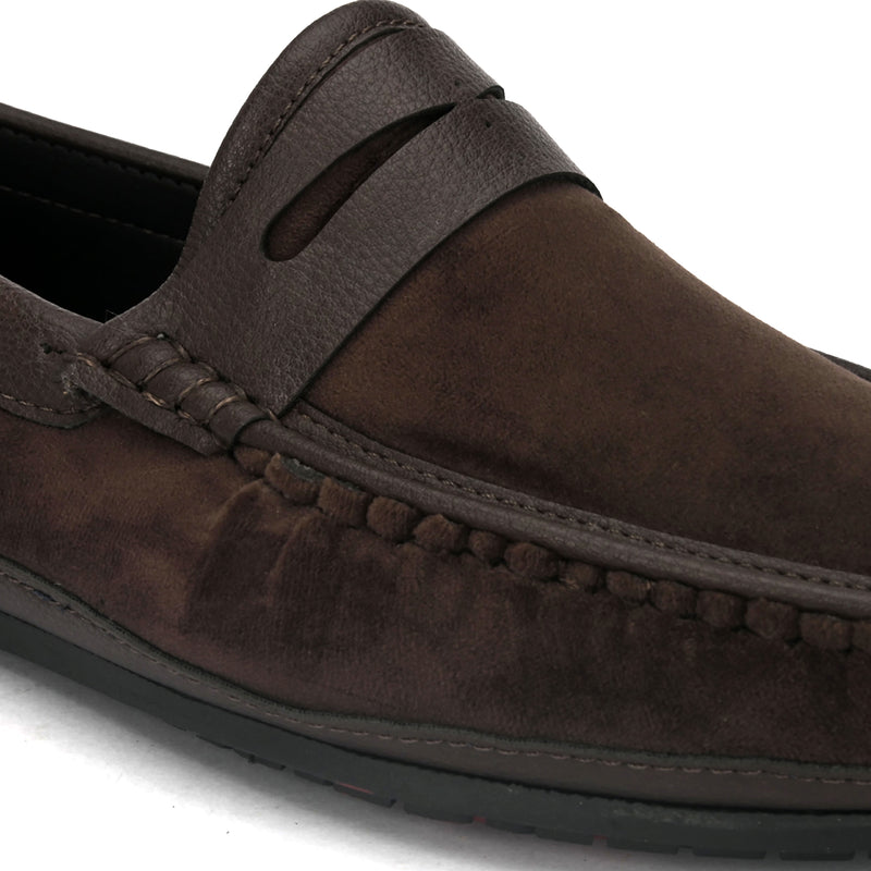 Cassio Brown Driving Loafers