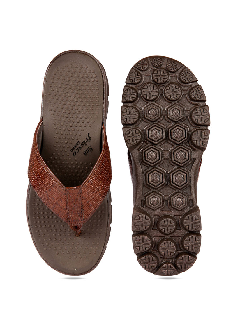 SF Brown Comfort Slippers