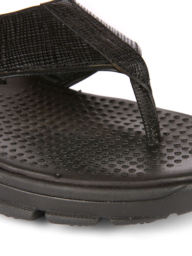 SF Black Comfort Slippers