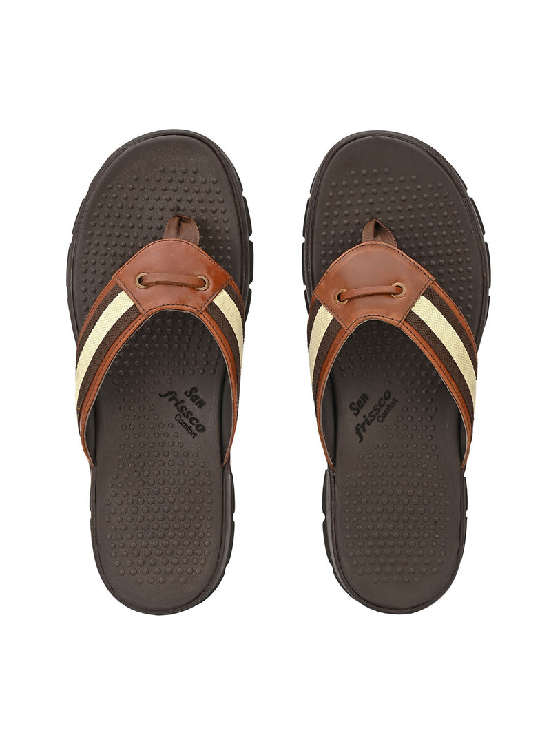 Triology Tan Comfort Slippers