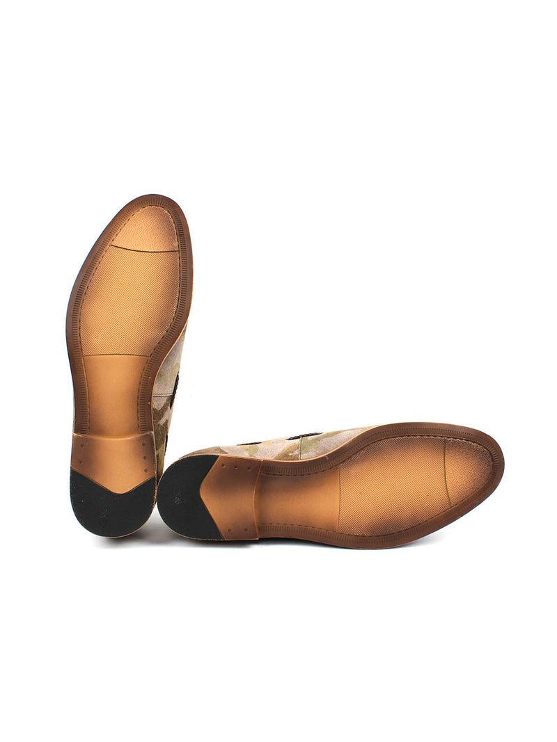 Camouflage Tassel Loafers