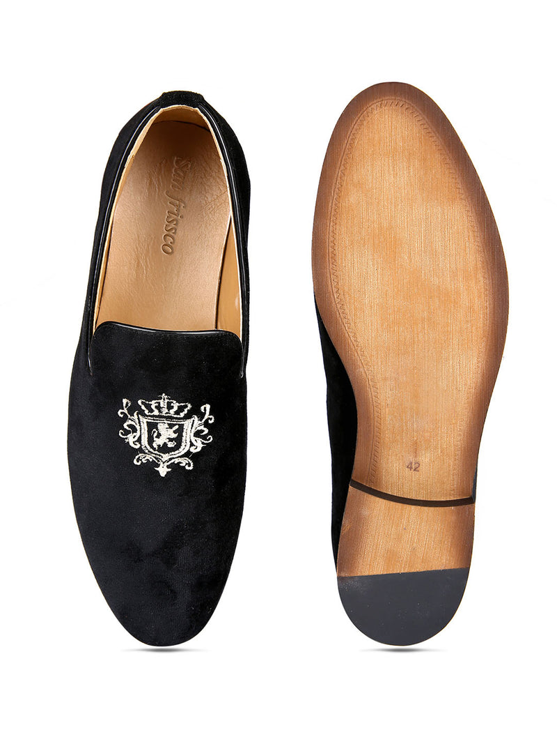 Empire Embroidered Loafers