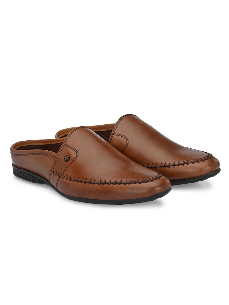 Alpha Brown Mules