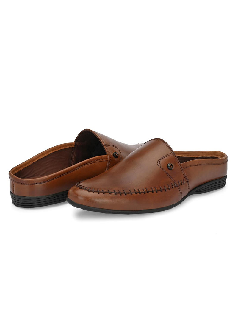 Alpha Brown Mules