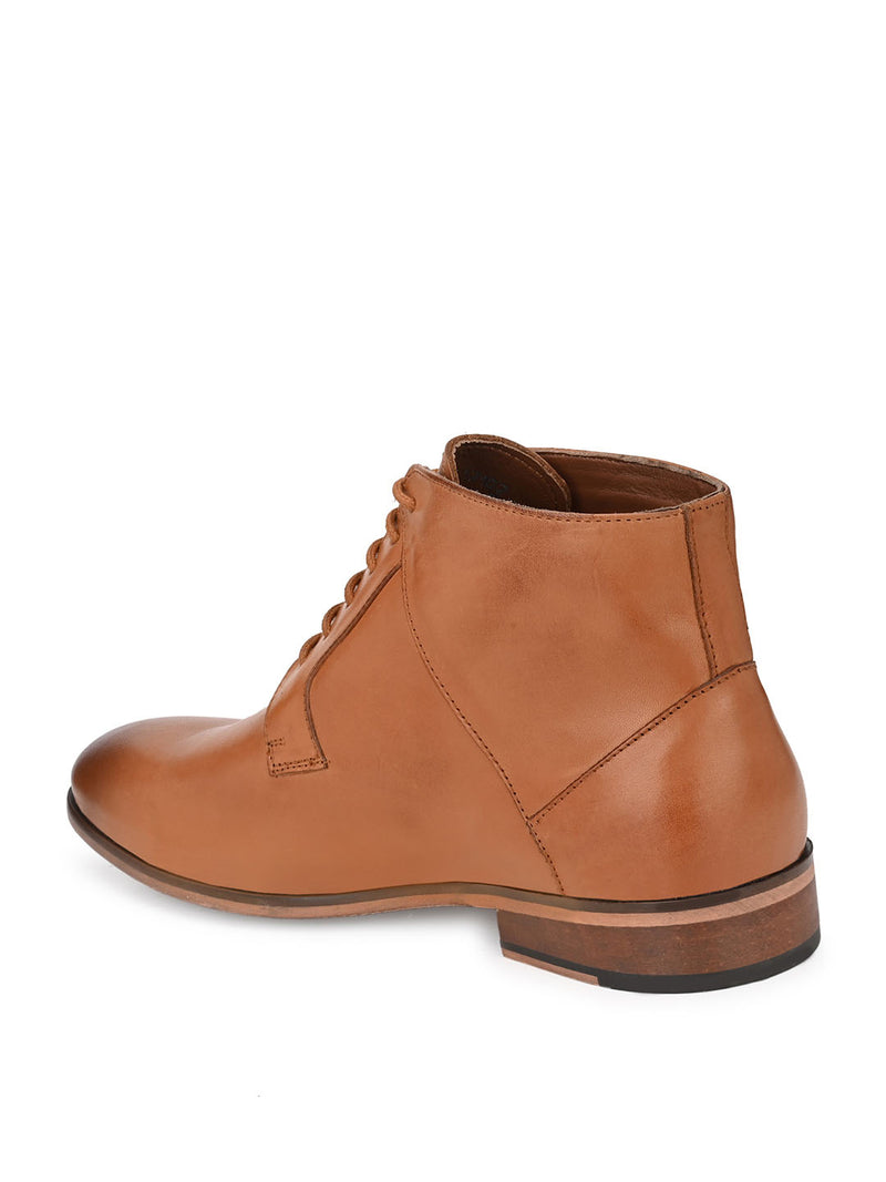 Blaze Tan Lace-Up Boots