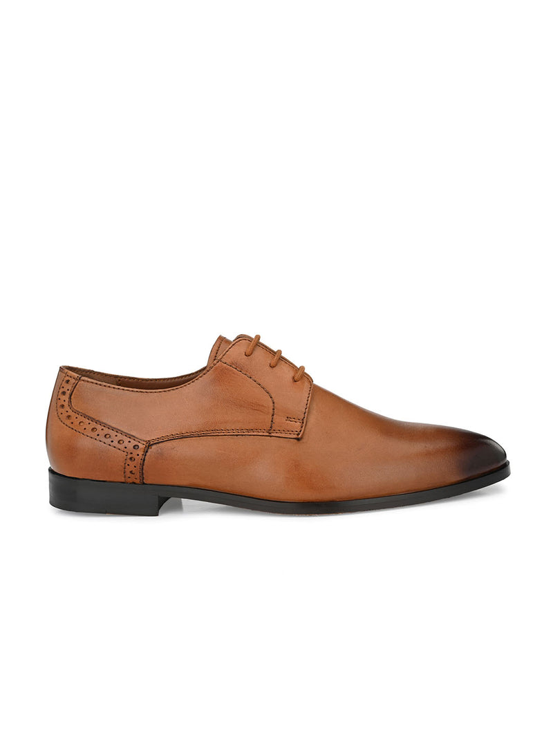 Blake Tan Derby Shoes