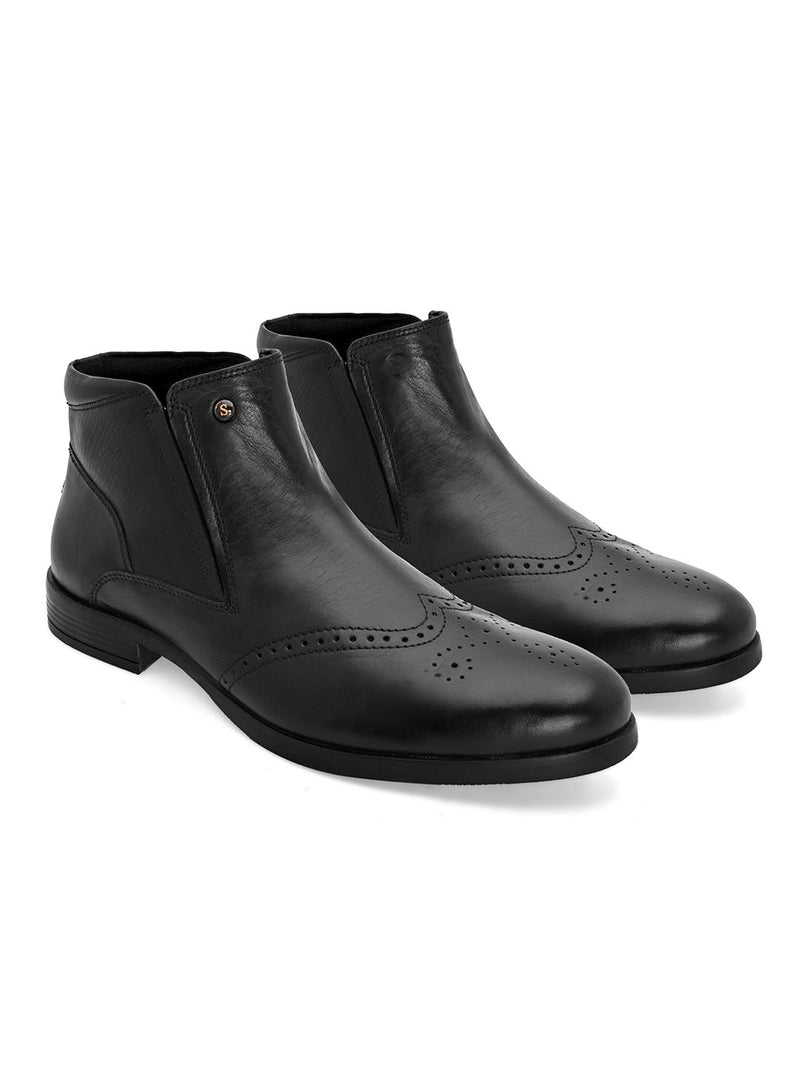 Trevon Black Formal Boots