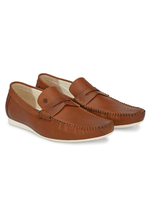 Cedar Brown Penny Loafers