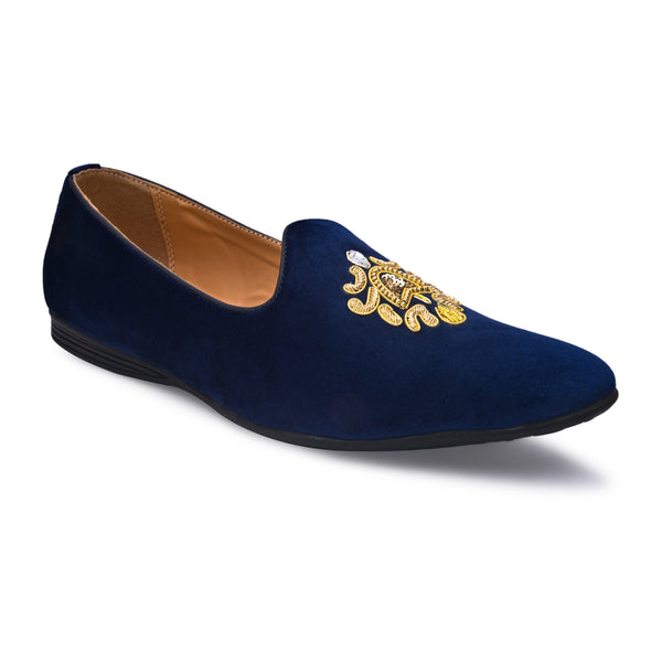 Royal Monarch Blue Slip-ons