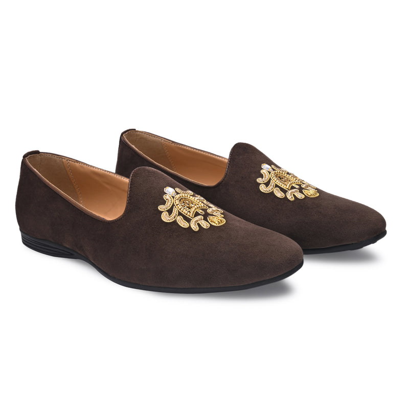 Royal Monarch Brown Slip-ons