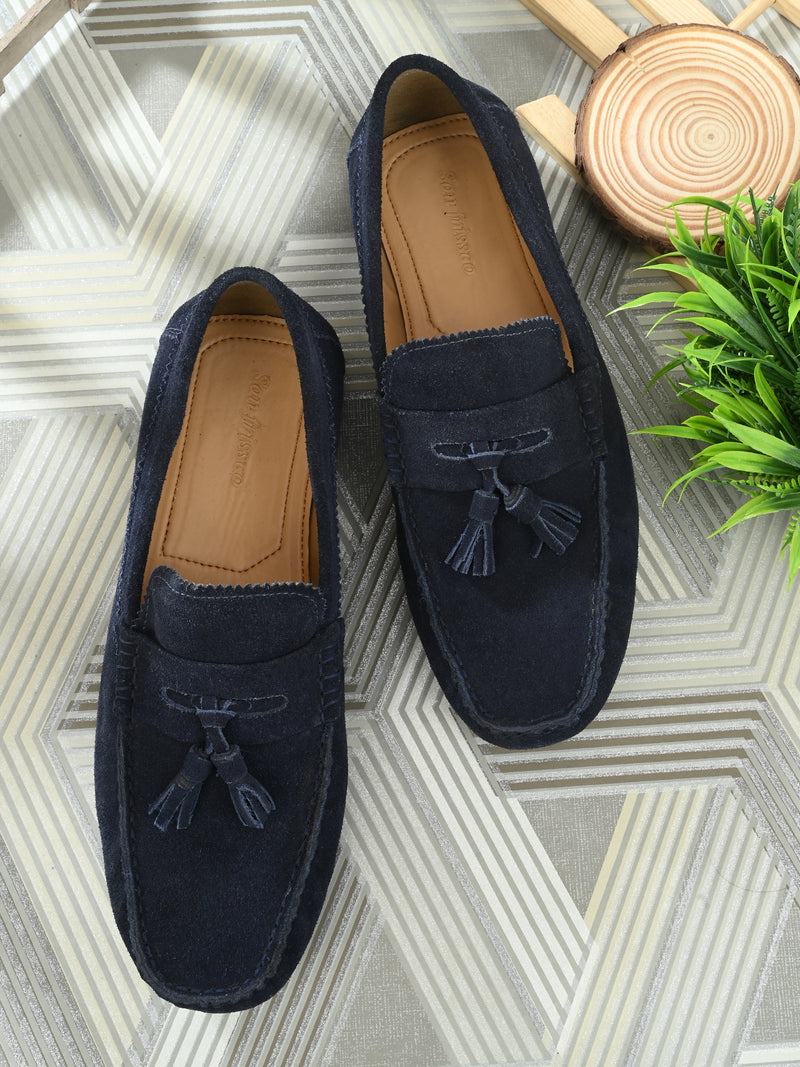 Dash Blue Driving Loafers