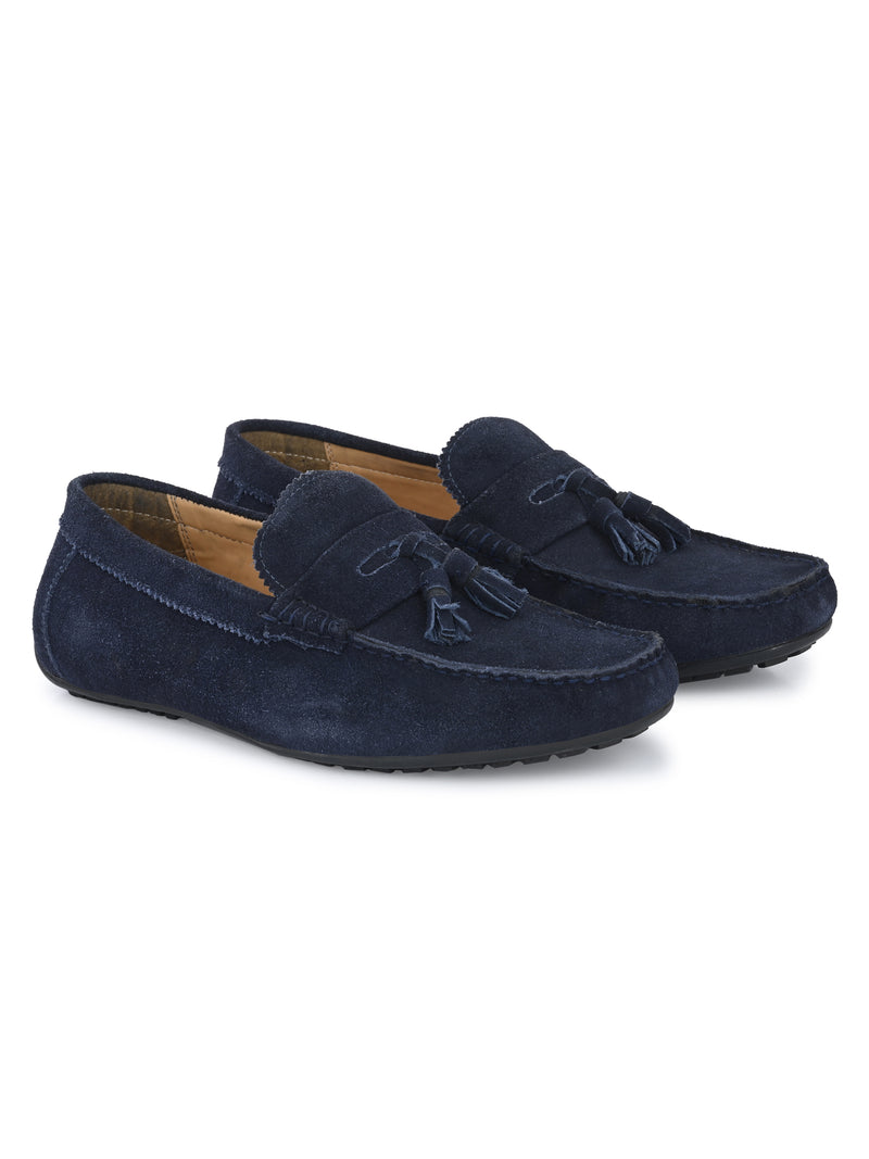 Dash Blue Driving Loafers