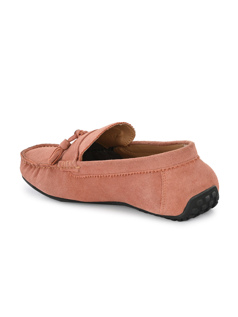 Dash Peach Driving Loafers
