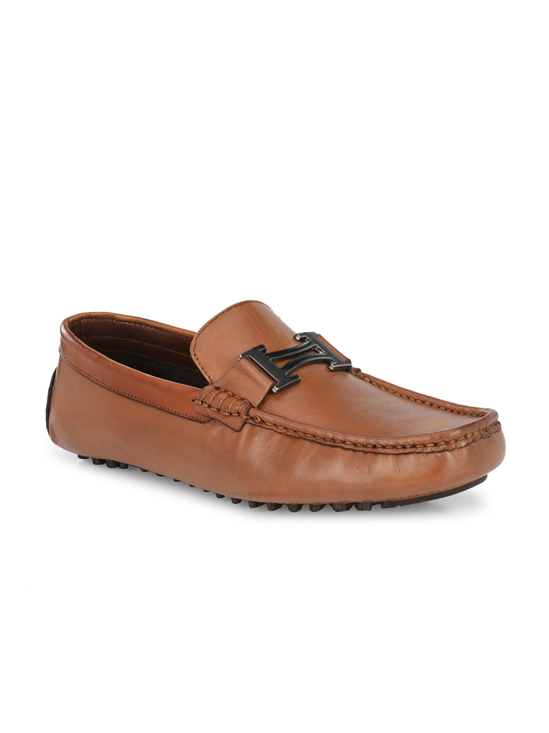 Diaz Tan Driving Loafers