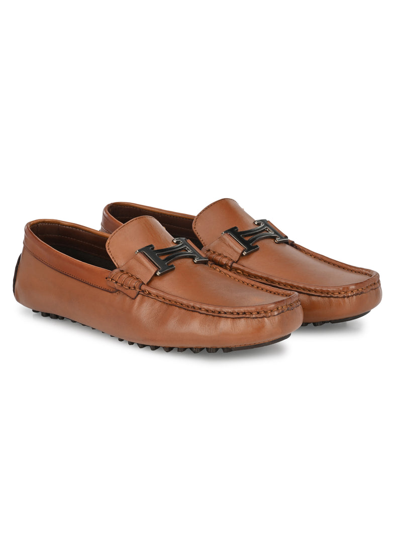 Diaz Tan Driving Loafers