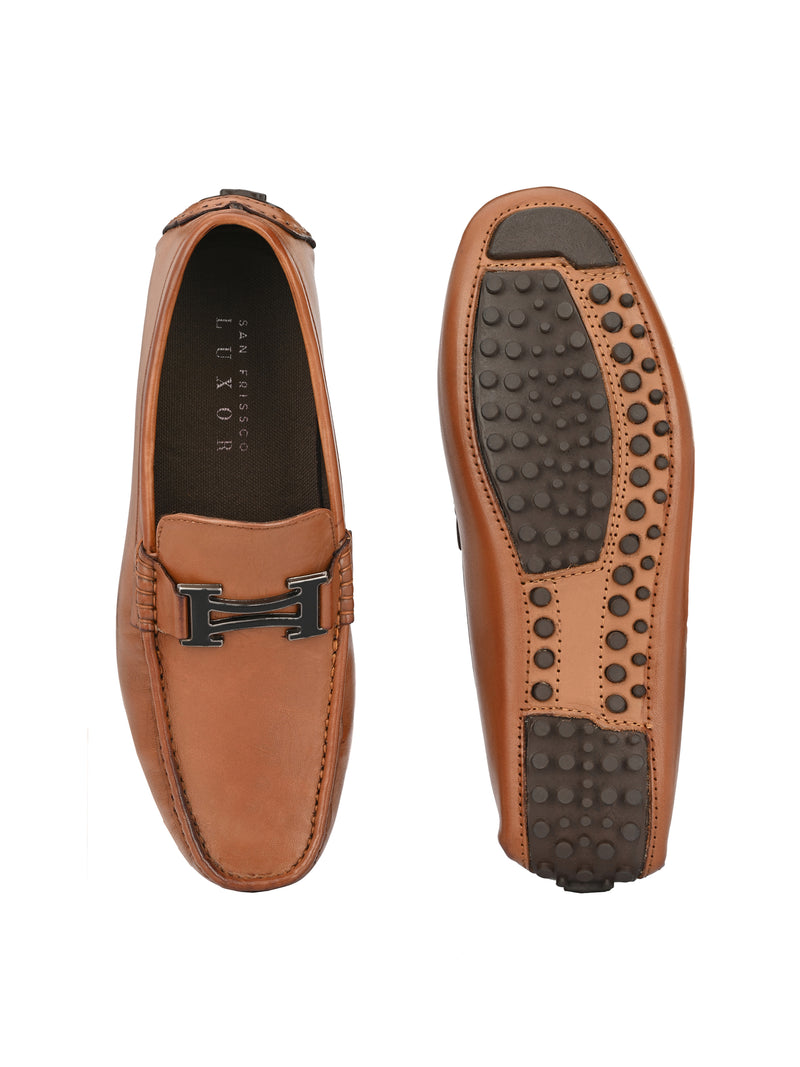 Diaz Tan Driving Loafers